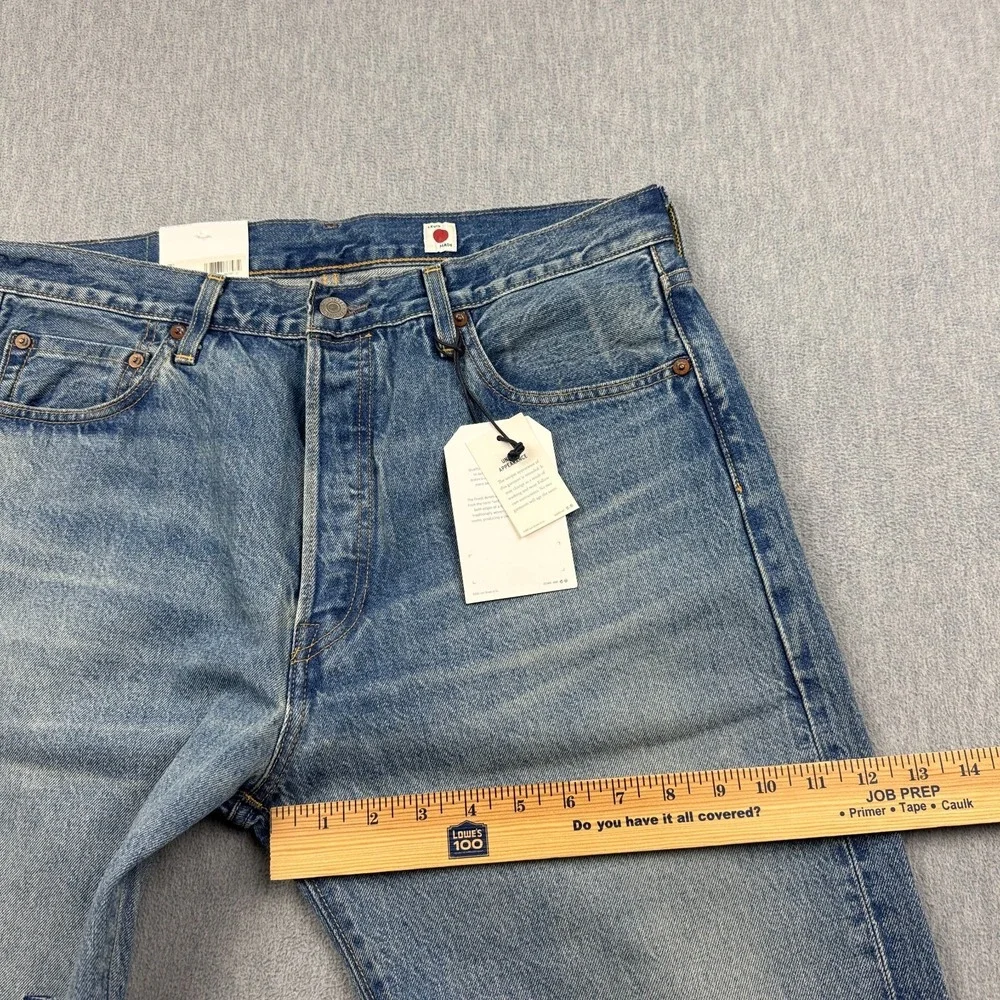 Levis 501 Jeans Mens 34X32 Selvedge‎ Denim Made In Japan 1980'S Straight Leg NWT